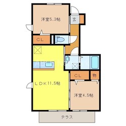 フルールシャトー上峰の物件間取画像